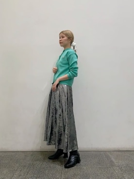 N. STAFFさん(レディース・156cm)の冬コーディネート