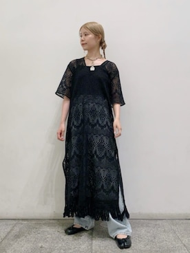 「N.（N. Natural Beauty Basic）（エヌエヌナチュラルビューティーベーシック）のアイテム（ワンピース/ドレス）」を使った、N. STAFFさん（レディース・156cm）の夏コーディネート