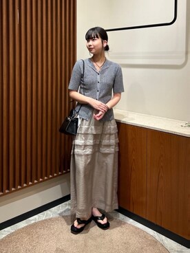 N. STAFFさん（レディース・168cm）の夏コーディネート