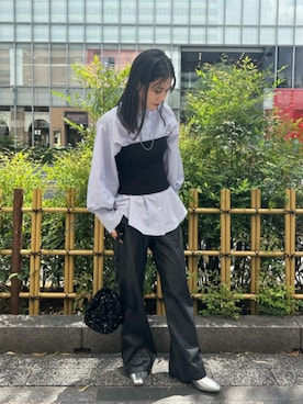 N. STAFFさん（レディース・160cm）の秋コーディネート