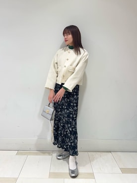 「N.（N. Natural Beauty Basic）（エヌエヌナチュラルビューティーベーシック）のアイテム（ブルゾン）」を使った、N. STAFFさん（レディース・161cm）の冬コーディネート