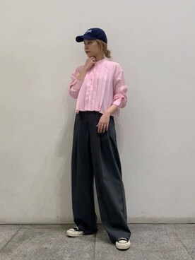 N. STAFFさん(レディース・156cm)の春コーディネート