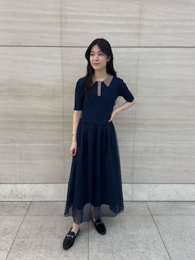 「N.（N. Natural Beauty Basic）（エヌエヌナチュラルビューティーベーシック）のアイテム（ワンピース/ドレス）」を使った、N. STAFFさん（レディース・159cm）の春コーディネート