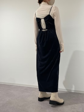 N. STAFFさん（レディース・160cm）の秋コーディネート