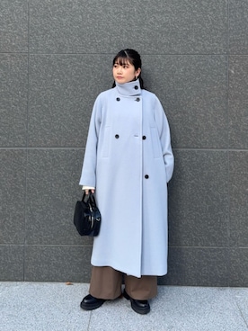 「N.（N. Natural Beauty Basic）（エヌエヌナチュラルビューティーベーシック）のアイテム（その他アウター）」を使った、N. STAFFさん（レディース・158cm）の冬コーディネート