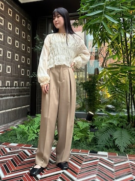 N. STAFFさん（レディース・159cm）の春コーディネート