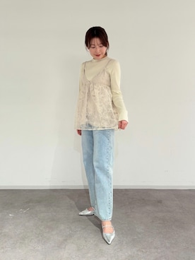 「N.（N. Natural Beauty Basic）（エヌエヌナチュラルビューティーベーシック）のアイテム（パンツ）」を使った、N. STAFFさん（レディース・160cm）の冬コーディネート