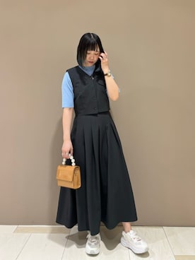 N. STAFFさん（レディース・155cm）の春コーディネート