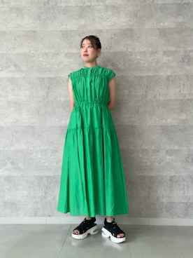 「N.（N. Natural Beauty Basic）（エヌエヌナチュラルビューティーベーシック）のアイテム」を使った、N. STAFFさん（レディース・156cm）の夏コーディネート