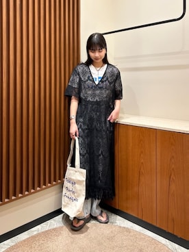 「N.（N. Natural Beauty Basic）（エヌエヌナチュラルビューティーベーシック）のアイテム（ワンピース/ドレス）」を使った、N. STAFFさん（レディース・168cm）の夏コーディネート