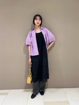 「N.（N. Natural Beauty Basic）（エヌエヌナチュラルビューティーベーシック）のアイテム（ワンピース/ドレス）」を使った、N. STAFFさん（レディース・167cm）の夏コーディネート