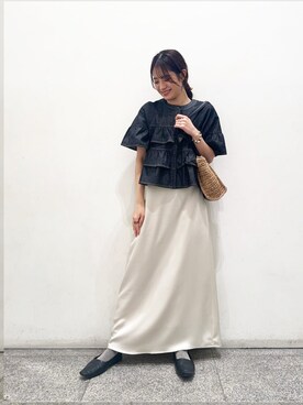 N. STAFFさん（レディース・161cm）の春コーディネート