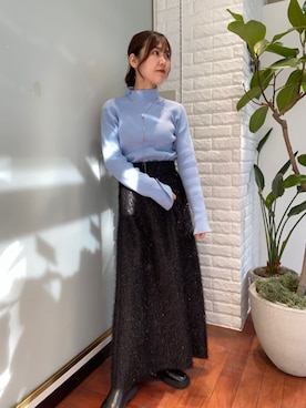 「N.（N. Natural Beauty Basic）（エヌエヌナチュラルビューティーベーシック）のアイテム（ブーツ）」を使った、N. STAFFさん（レディース・152cm）の冬コーディネート