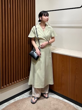 「N.（N. Natural Beauty Basic）（エヌエヌナチュラルビューティーベーシック）のアイテム（ワンピース/ドレス）」を使った、N. STAFFさん（レディース・168cm）の夏コーディネート