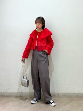 N. STAFFさん(レディース・160cm)の冬コーディネート