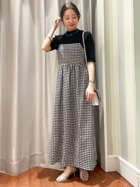 N. STAFFさん（レディース・157cm）の春コーディネート