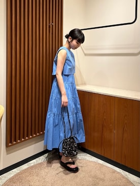「N.（N. Natural Beauty Basic）（エヌエヌナチュラルビューティーベーシック）のアイテム（アクセサリー）」を使った、N. STAFFさん（レディース・168cm）の春コーディネート