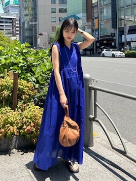 「N.（N. Natural Beauty Basic）（エヌエヌナチュラルビューティーベーシック）のアイテム（アクセサリー）」を使った、N. STAFFさん（レディース・160cm）の夏コーディネート