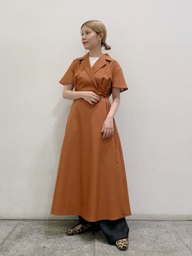 「N.（N. Natural Beauty Basic）（エヌエヌナチュラルビューティーベーシック）のアイテム（ワンピース/ドレス）」を使った、N. STAFFさん（レディース・156cm）の夏コーディネート