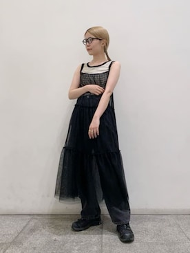 「N.（N. Natural Beauty Basic）（エヌエヌナチュラルビューティーベーシック）のアイテム（ワンピース/ドレス）」を使った、N. STAFFさん（レディース・156cm）の夏コーディネート