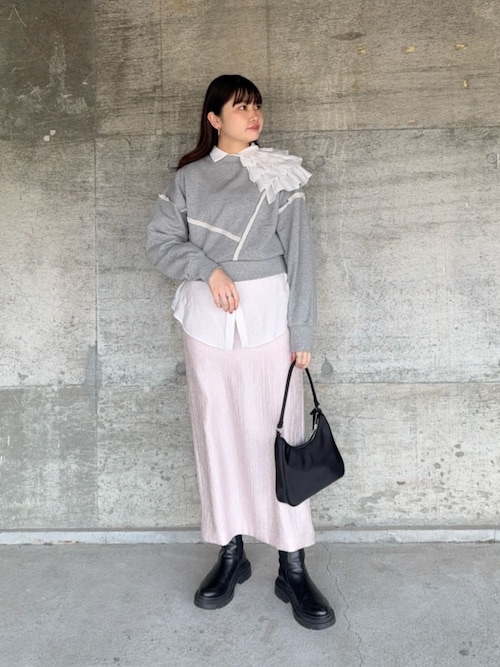 スカート n 楽天市場】【SALE／60%OFF】ベルト付ラップ風スカート N