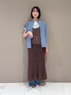 「N.（N. Natural Beauty Basic）（エヌエヌナチュラルビューティーベーシック）のアイテム（ワンピース/ドレス）」を使った、N. STAFFさん（レディース・167cm）の春コーディネート