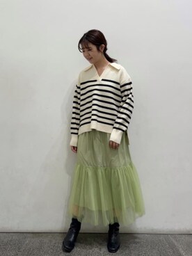 N. STAFFさん（レディース・164cm）の秋コーディネート