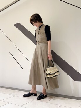 N. STAFFさん(レディース・157cm)の春コーディネート