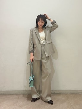 「N.（N. Natural Beauty Basic）（エヌエヌナチュラルビューティーベーシック）のアイテム（テーラードジャケット）」を使った、N. STAFFさん（レディース・160cm）の春コーディネート