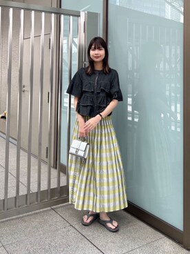 N. STAFFさん（レディース・168cm）の春コーディネート