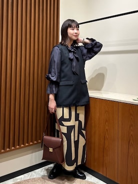 N. STAFFさん（レディース・168cm）の秋コーディネート