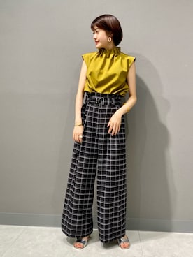 N. STAFFさん（レディース・161cm）の夏コーディネート