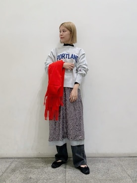 「N.（N. Natural Beauty Basic）（エヌエヌナチュラルビューティーベーシック）のアイテム（パンツ）」を使った、N. STAFFさん（レディース・156cm）の秋コーディネート
