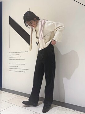 「N.（N. Natural Beauty Basic）（エヌエヌナチュラルビューティーベーシック）のアイテム（ブルゾン）」を使った、N. STAFFさん（レディース・161cm）の冬コーディネート