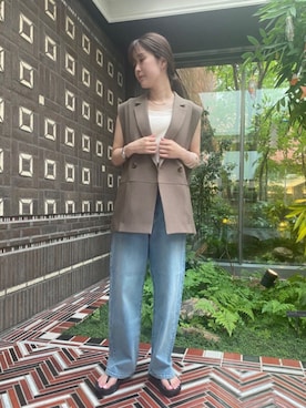 N. STAFFさん(レディース・159cm)の夏コーディネート