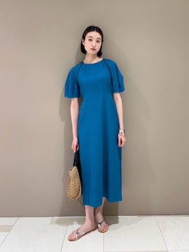 「N.（N. Natural Beauty Basic）（エヌエヌナチュラルビューティーベーシック）のアイテム（ワンピース/ドレス）」を使った、N. STAFFさん（レディース・167cm）の夏コーディネート