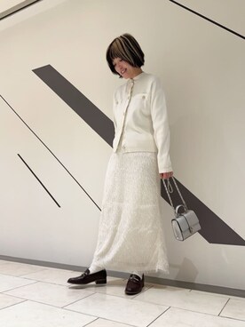 N. STAFFさん（レディース・157cm）の春コーディネート