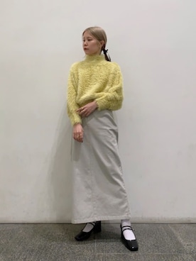 N. STAFFさん（レディース・156cm）の冬コーディネート