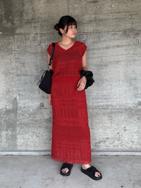 「N.（N. Natural Beauty Basic）（エヌエヌナチュラルビューティーベーシック）のアイテム」を使った、N. STAFFさん（レディース・158cm）の夏コーディネート