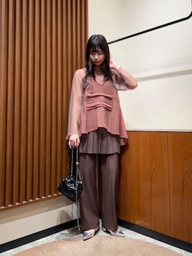 N. STAFFさん(レディース・168cm)の秋コーディネート