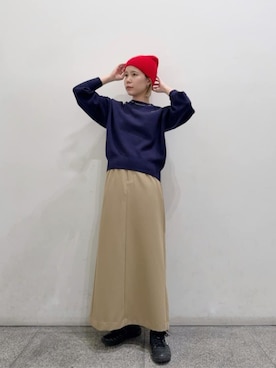 N. STAFFさん(レディース・156cm)の冬コーディネート