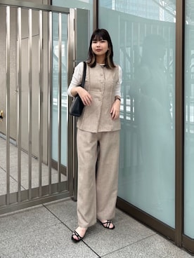 「N.（N. Natural Beauty Basic）（エヌエヌナチュラルビューティーベーシック）のアイテム（ジャケット/アウター）」を使った、N. STAFFさん（レディース・168cm）の春コーディネート