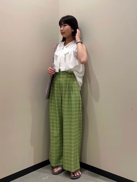 N. STAFFさん（レディース・166cm）の夏コーディネート