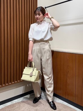 N. STAFFさん（レディース・158cm）の夏コーディネート