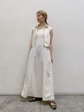 「N.（N. Natural Beauty Basic）（エヌエヌナチュラルビューティーベーシック）のアイテム（アクセサリー）」を使った、N. STAFFさん（レディース・156cm）の夏コーディネート