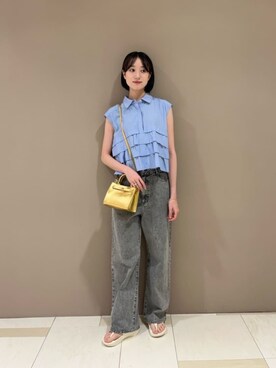 N. STAFFさん（レディース・167cm）の夏コーディネート