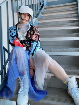 「Wordtrobe（ワードトローブ）のアイテム」を使った、ten⭐︎ichiko       さん（レディース・157cm）の春コーディネート