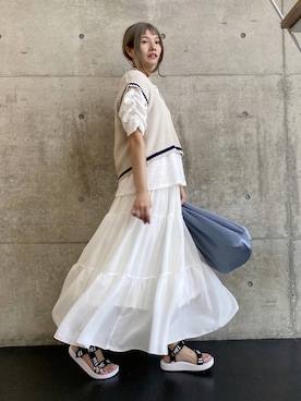 ten⭐︎ichiko さん(レディース・157cm)の夏コーディネート