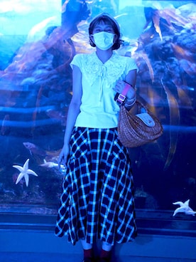 ten⭐︎ichiko       さん（レディース・157cm）の夏コーディネート