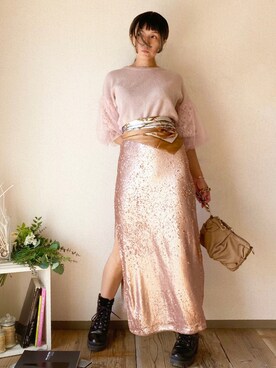 「Jeffrey Campbell（ジェフリーキャンベル）のアイテム（ブーツ）」を使った、ten⭐︎ichiko       さん（レディース・157cm）の秋コーディネート